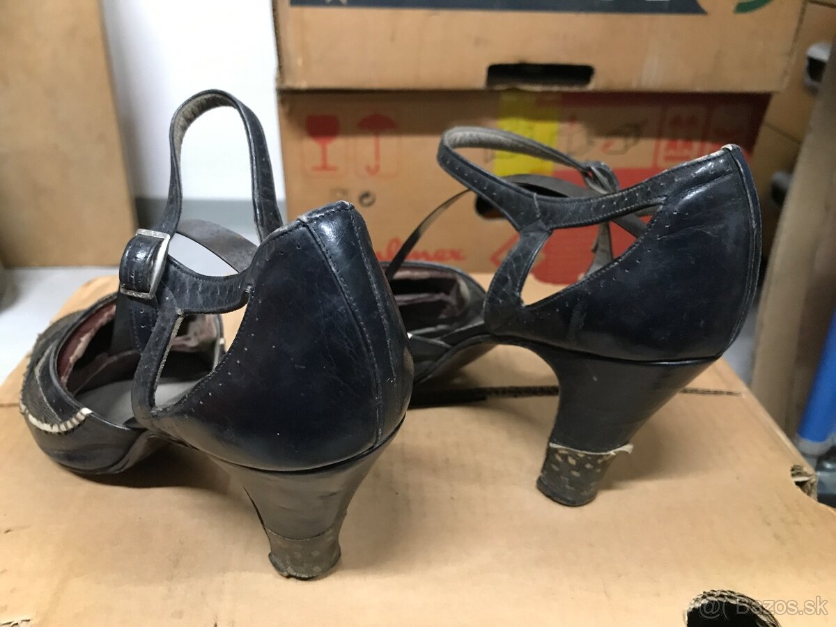 starožitné dámske topánky Baťa - 2