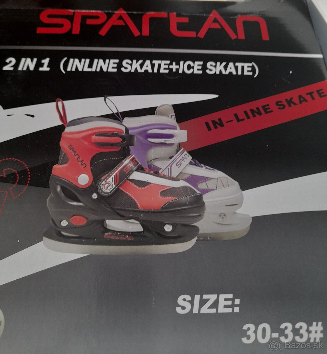 Nastaviteľné korčule 2 v 1 Spartan - 2