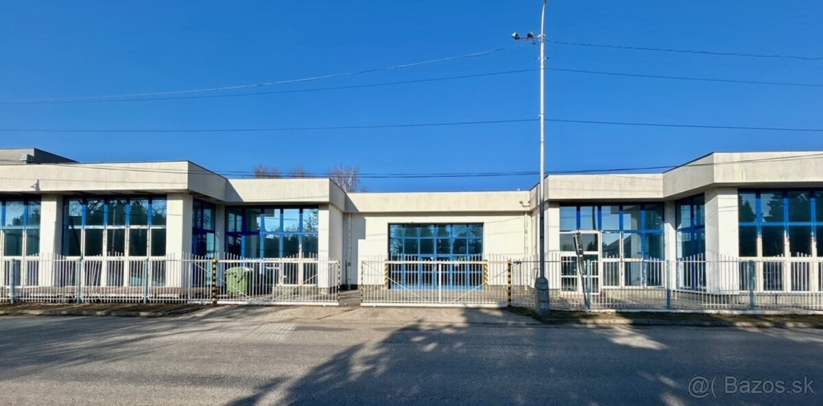 Na prenájom MODERNÁ prevádzková budova 1300m2 15min.od NZ - 2