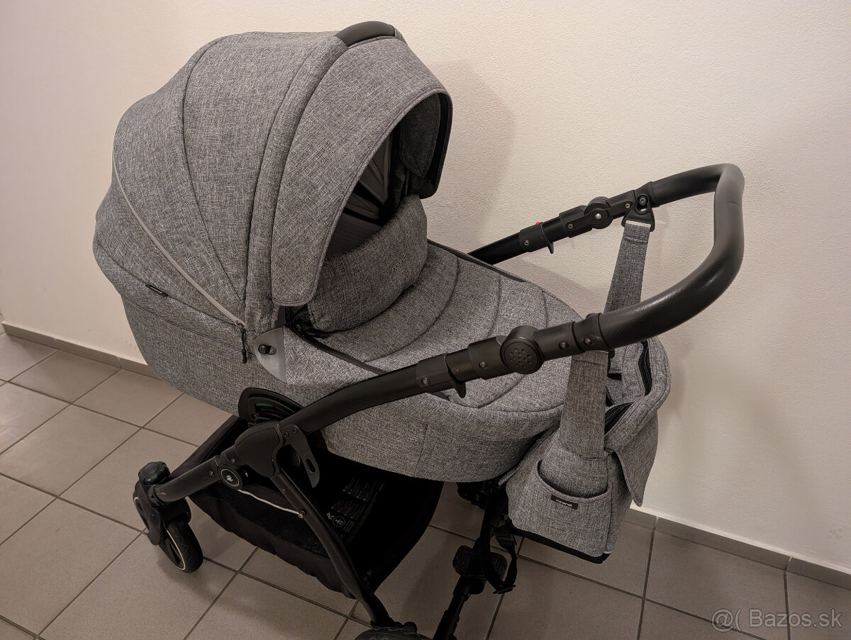 Predám kočík Noordi fjordi 3v1 (Dark grey) - 2