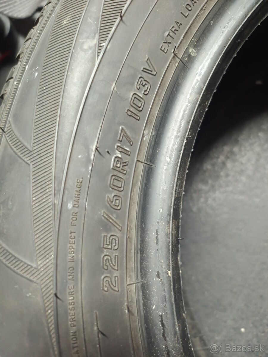 Predám zimné pneumatiky 225/60 R17 Falken - 2