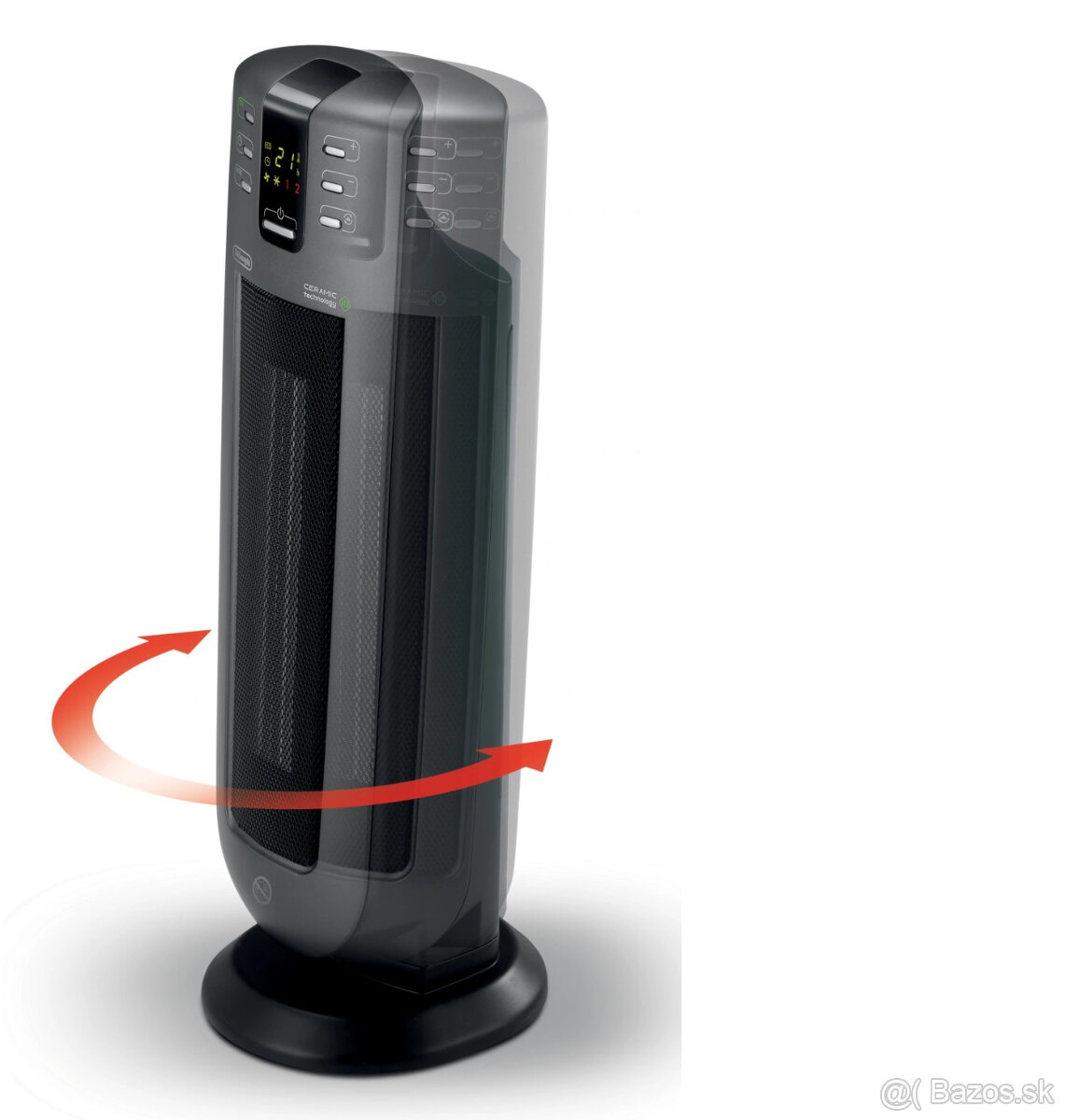 Elektricky ohrievac DeLonghi - 5 rezimov, casovac, dialkove - 2