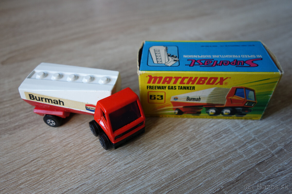 Matchbox Superfast No. 63 Freeway Gas Tanker – Burmah - 2