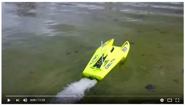 RC vysokorychlostna lod 35km/h na dialkove - 2