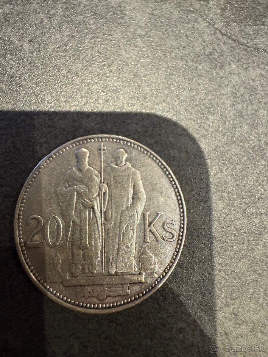 Minca 20 KS striebro - 2