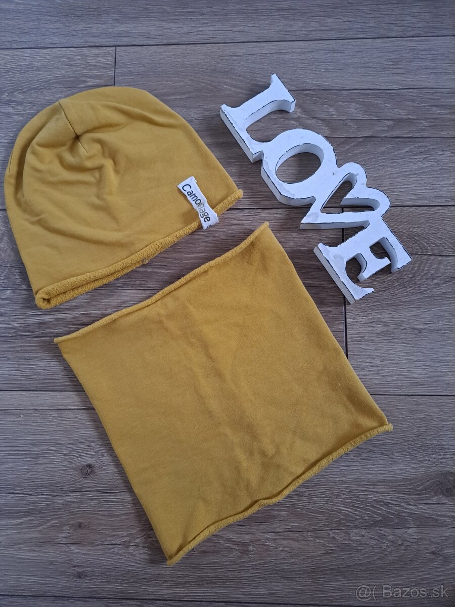 Čiapka a nakrcnik 5-7rokov - 2