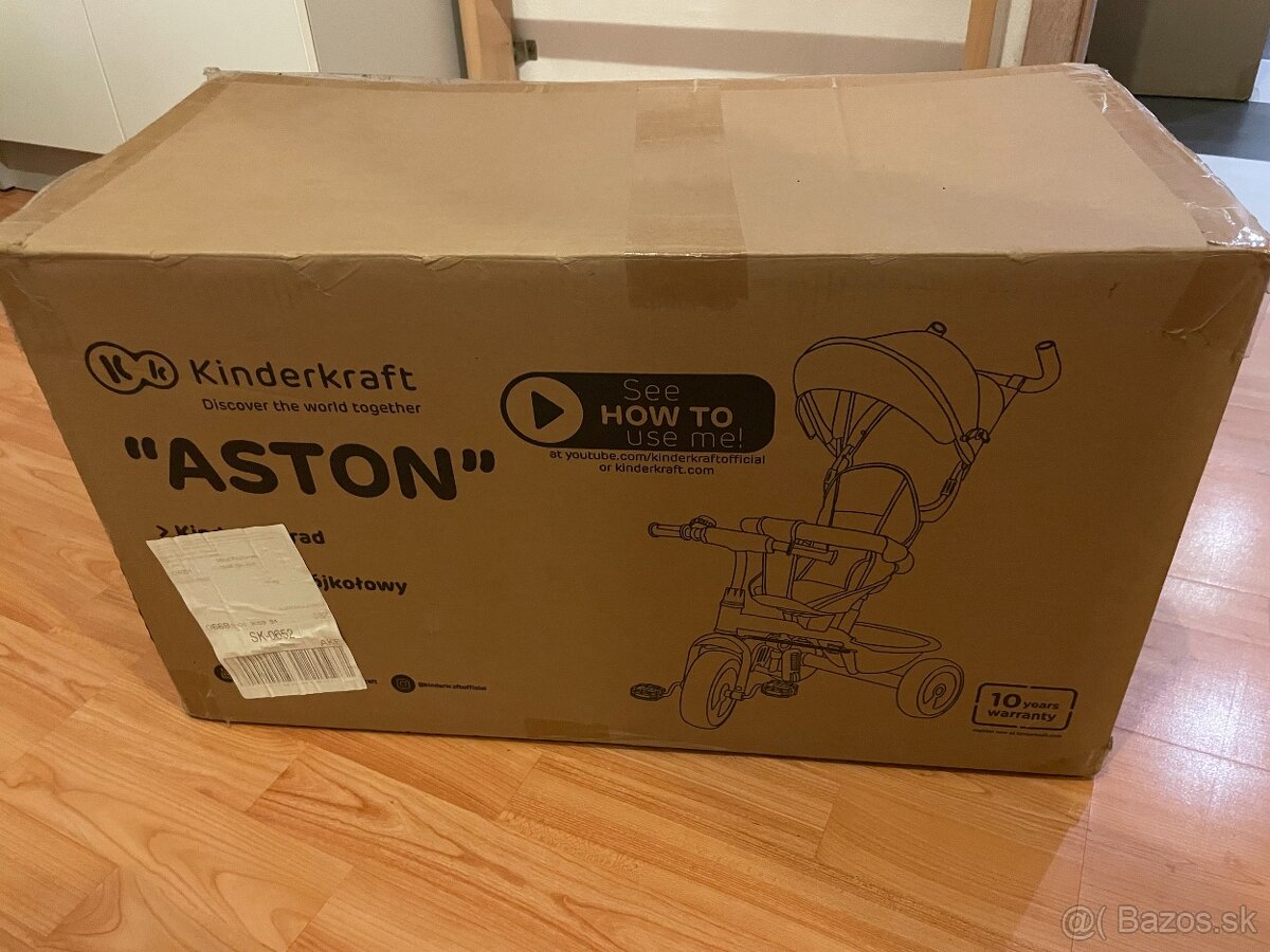 predám KINDERKRAFT Trojkolka Aston Grey - 2