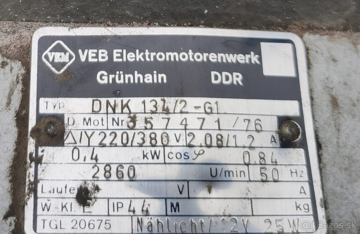 Motor s brzdou - 2