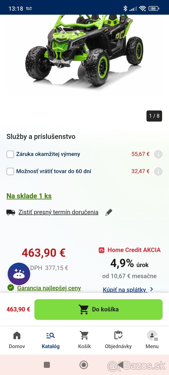 Can am elektricka detská bugy pre dvoch - 2