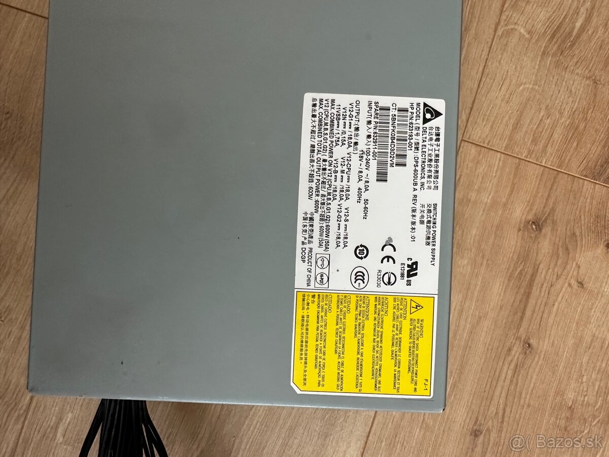 Hp z420 zdroj 600w - 2