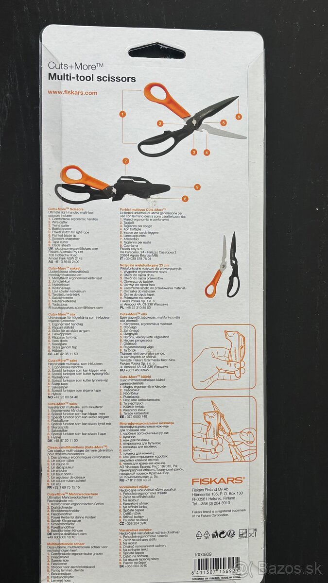 Fiskars Cuts+More multifunkčné nožnice - 2