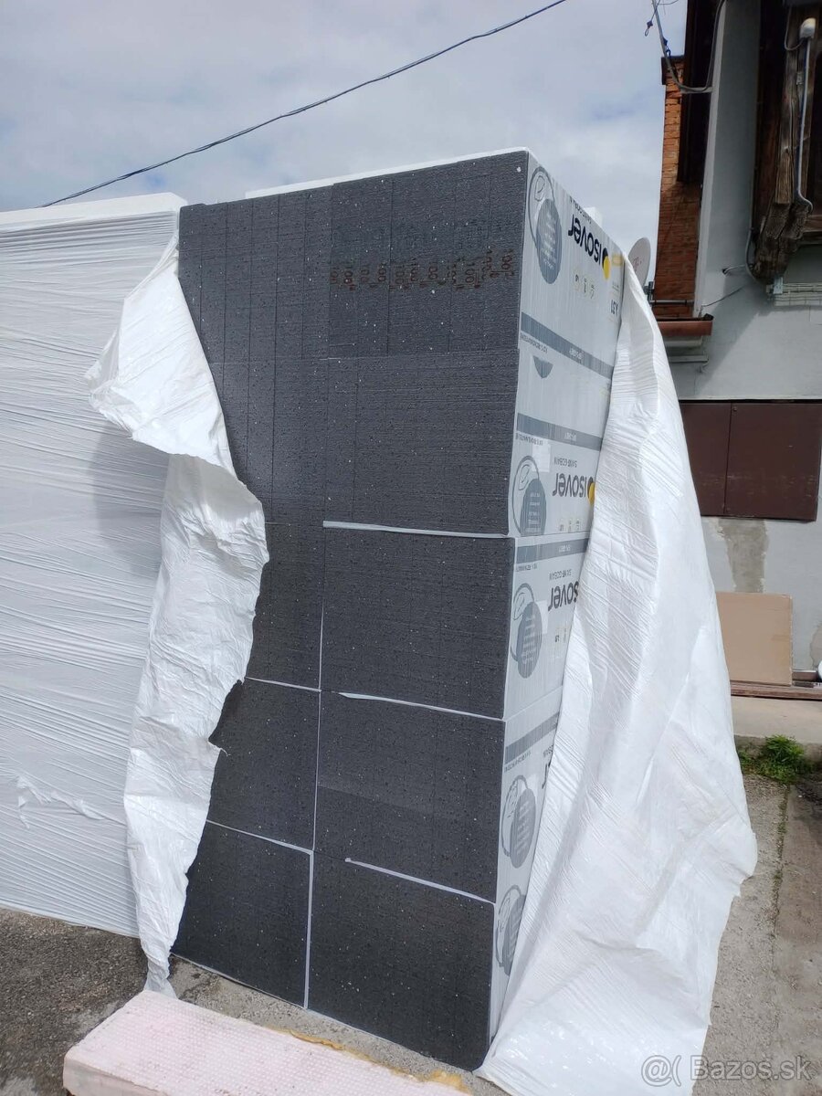 Greywall sivy polystyren Isover 15cm-140m2 - 2