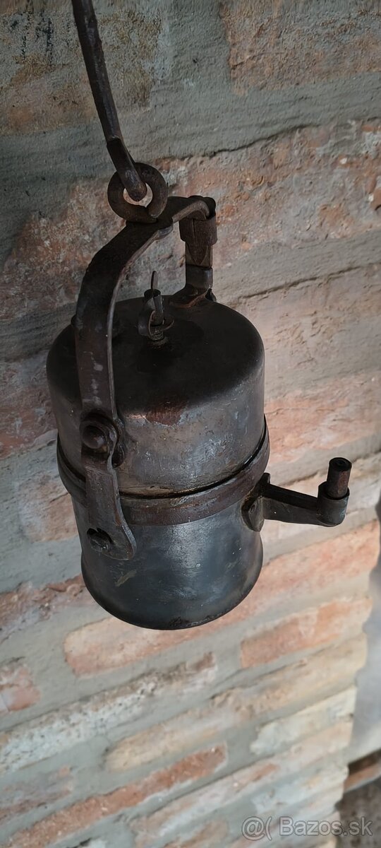 Stará karbidová lampa - 2
