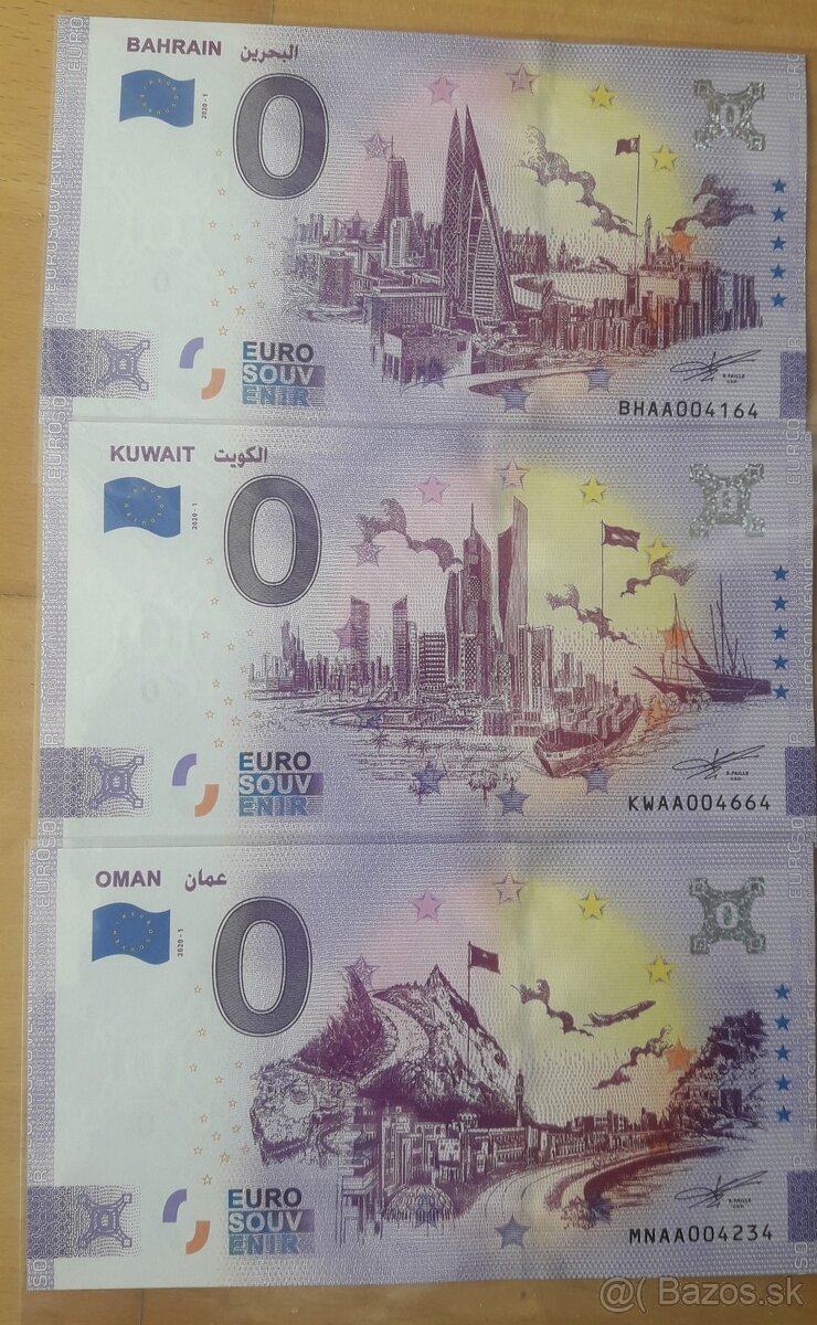0€ / 0 euro suvenírová bankovky zahraničné - 2