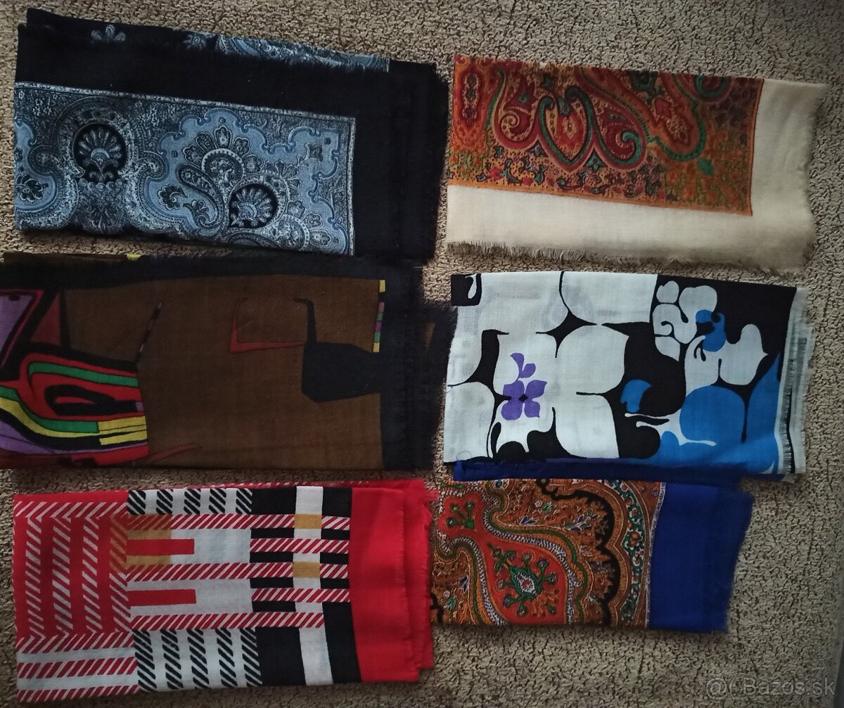 retro oblečenie - roláky, šatky, kravaty - 2