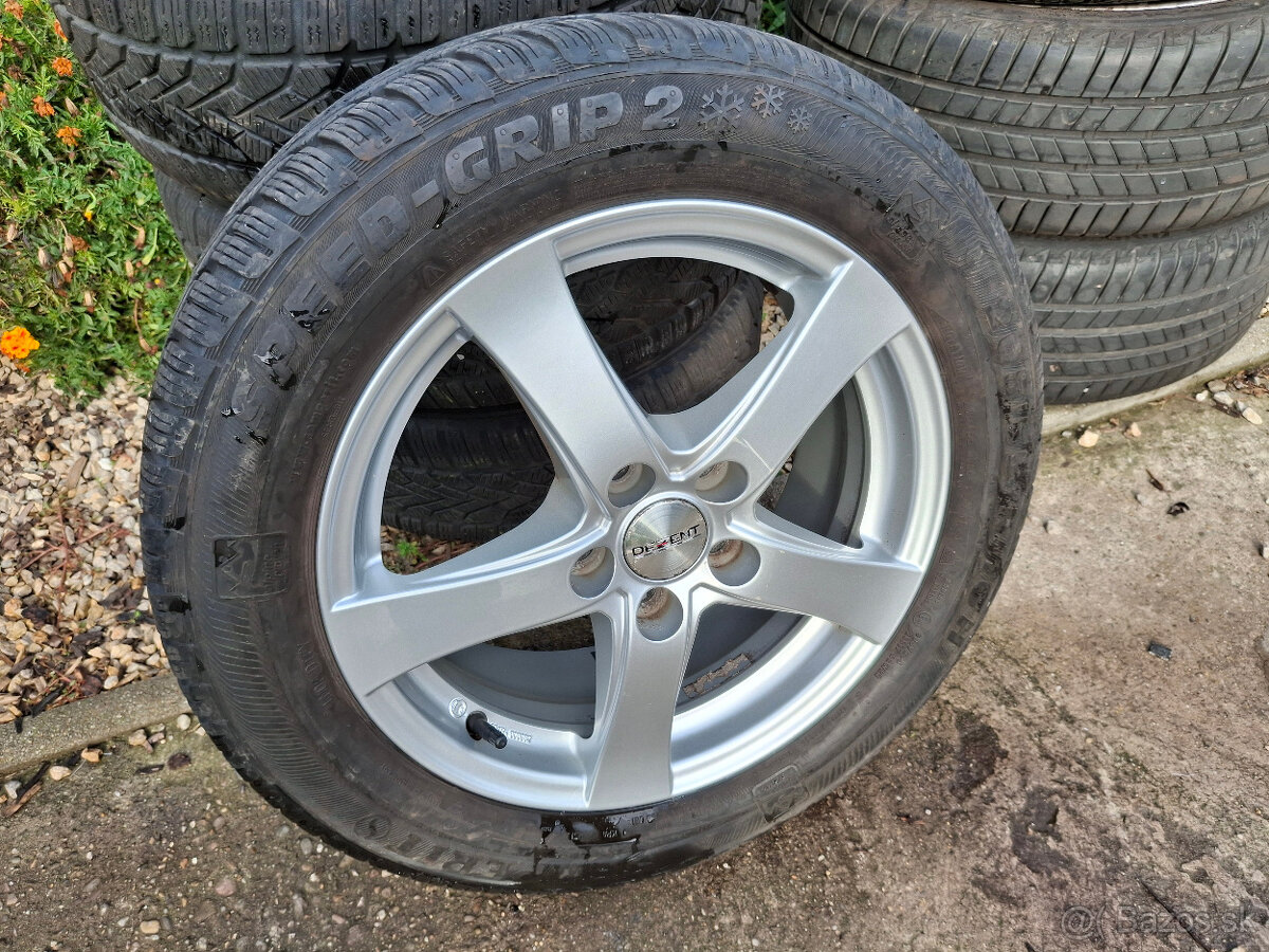 hlíníkové disky 5x108 na FORD 16" pneu 205/55 r16 - 2