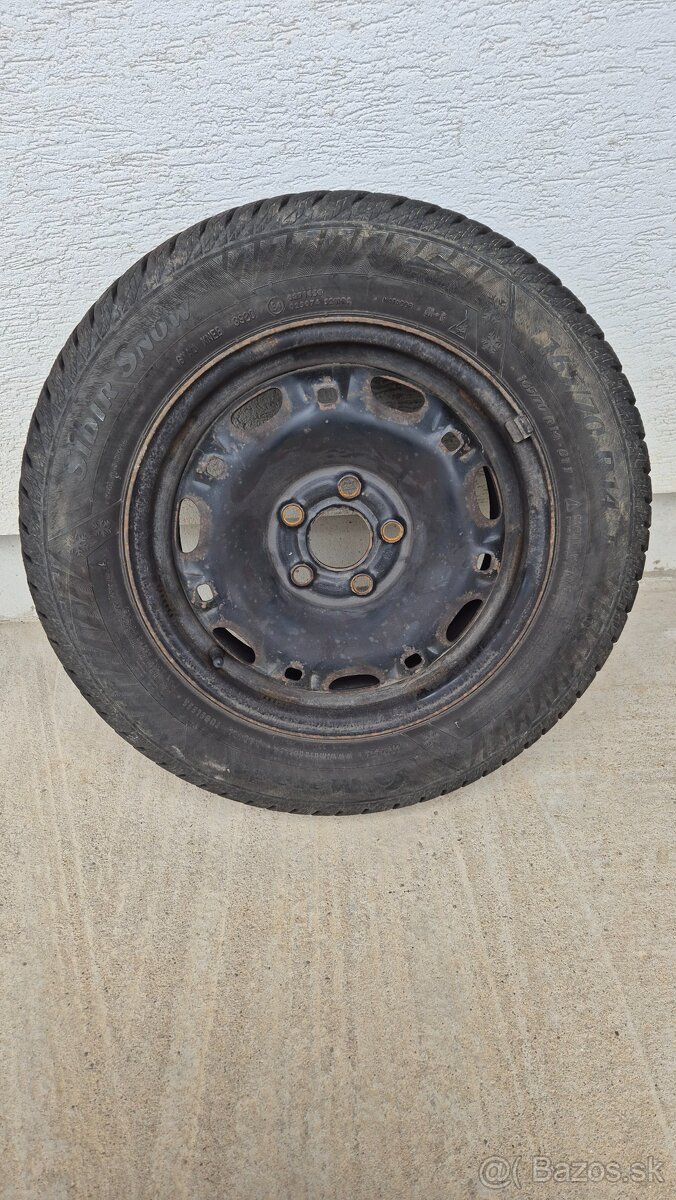 zimne pneumatiky Matador na diskoch 165/70 r14 - 2