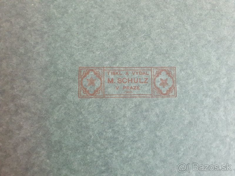 Ilustrovaná brožúra Praha 1920 - 2