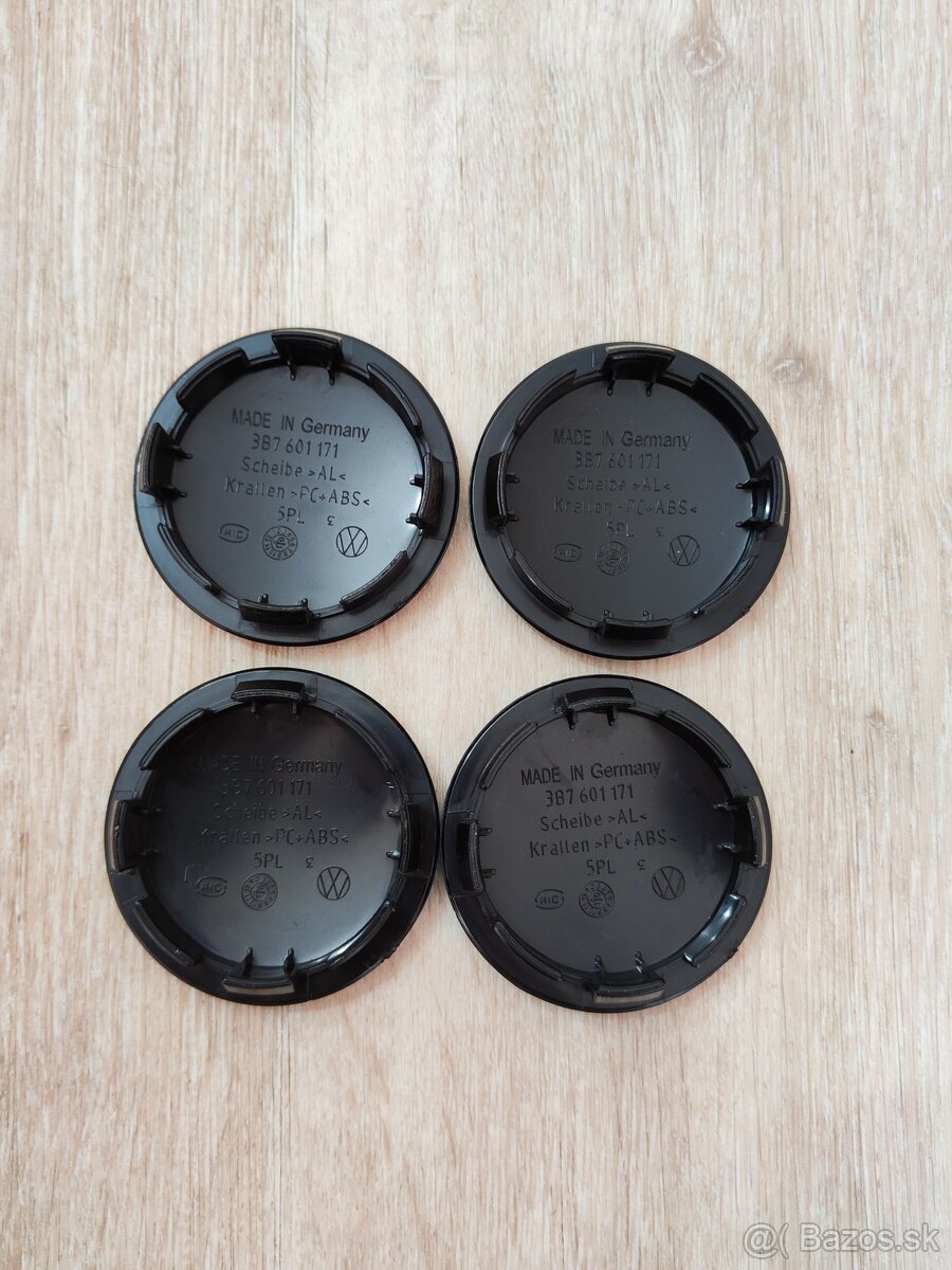 Stredové krytky kolies Volkswagen 65mm - 2