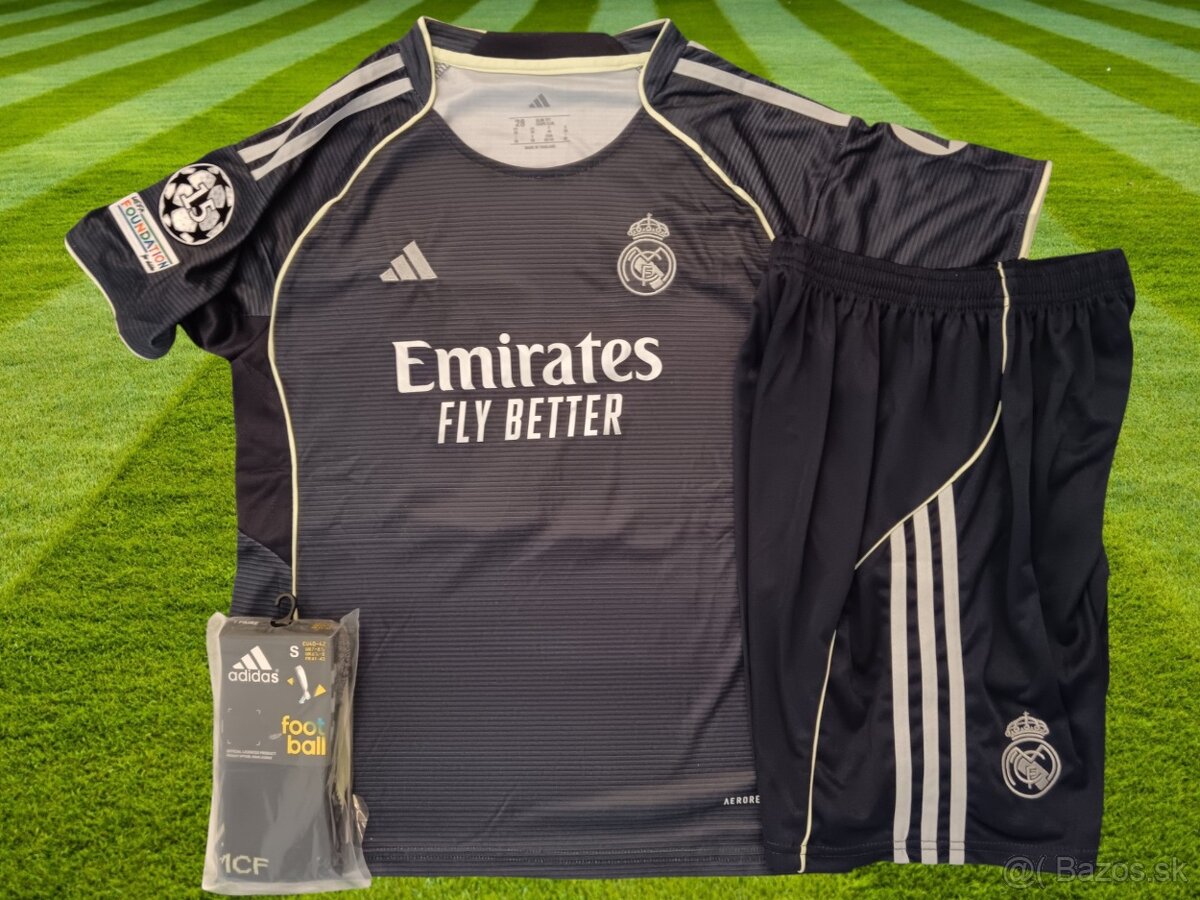 Vinícius Júnior Real Madrid 25/26 tmavomodrý dres - 2