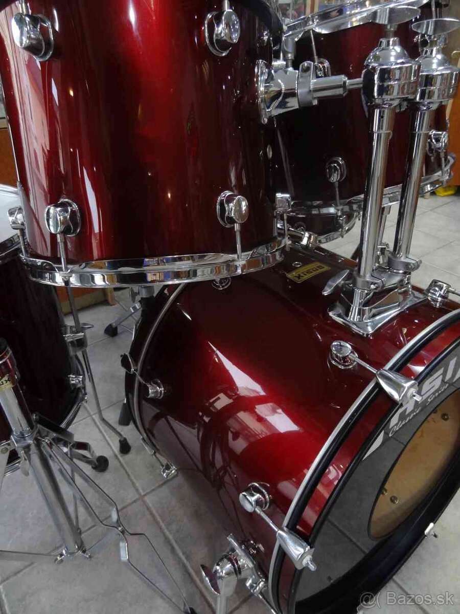 Bicia sada Basix 22 - kompletná sada+stolička+Paiste činely - 2