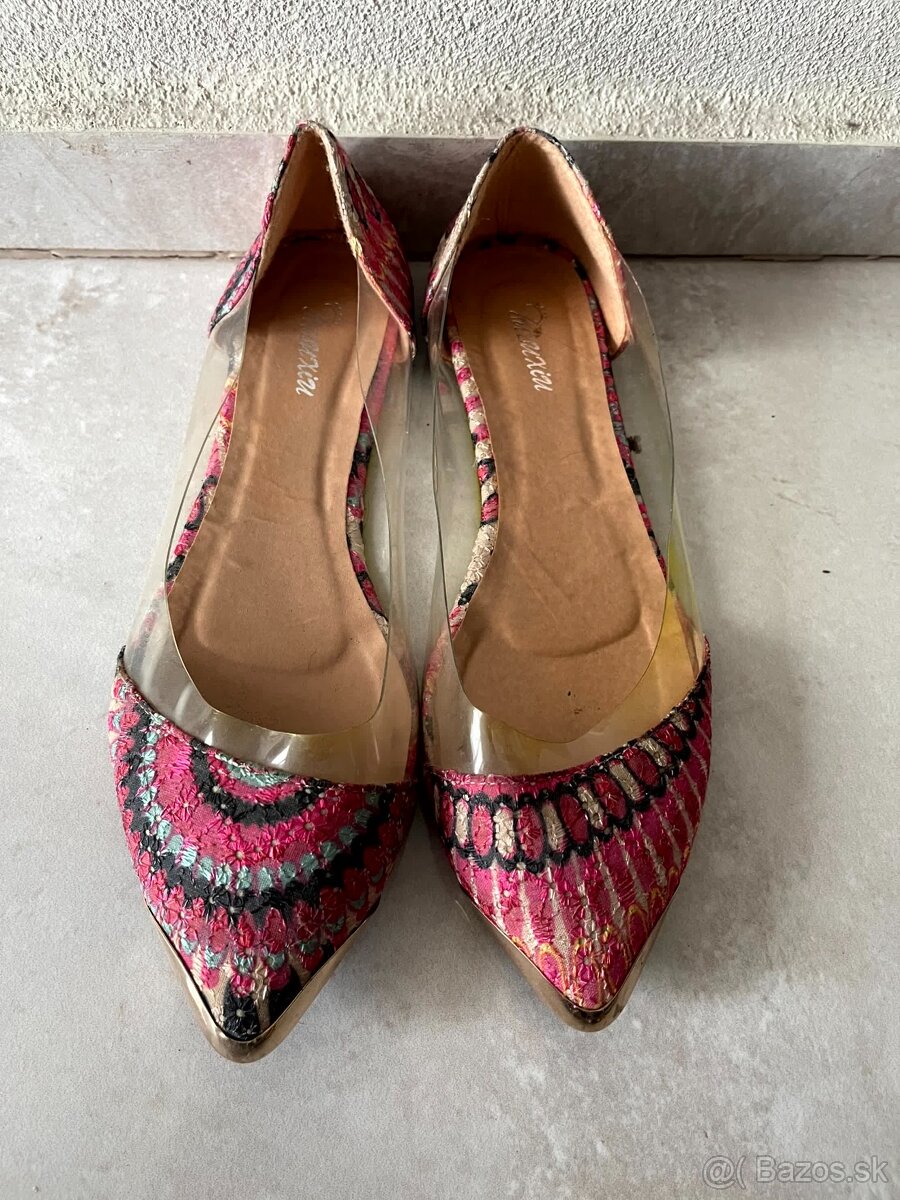 Štýlové balerínky, vel. 40 - 2