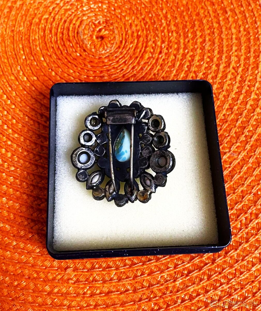 Starožitná vintage brošňa - 2