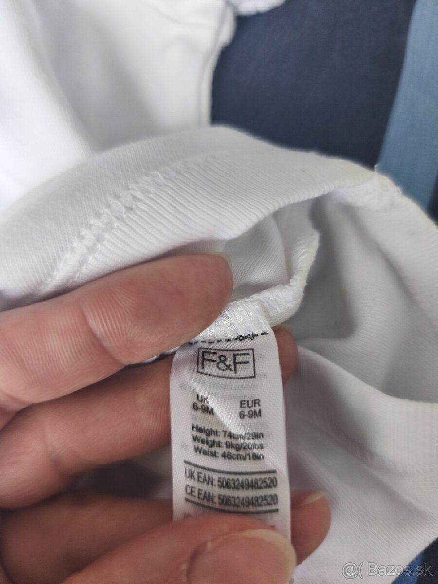 Dievčenské body, 6ks - 2