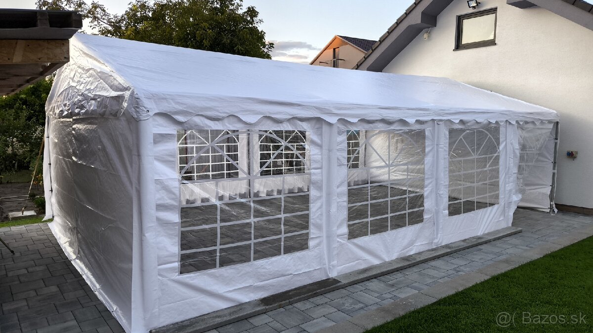 Pevný záhradný stan 5x8m - 2