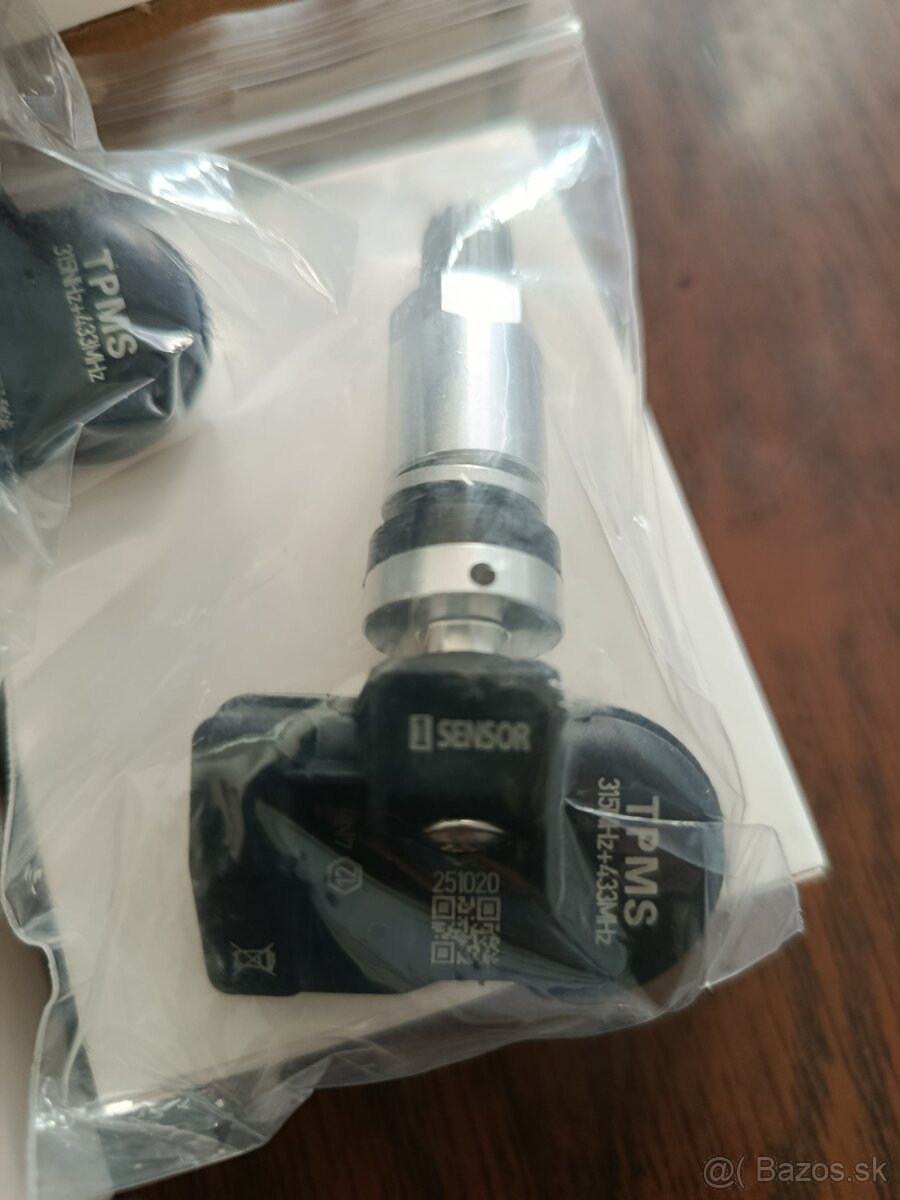 TPMS snímač nove univerzalne s kovovým ventilom 4 ks - 2