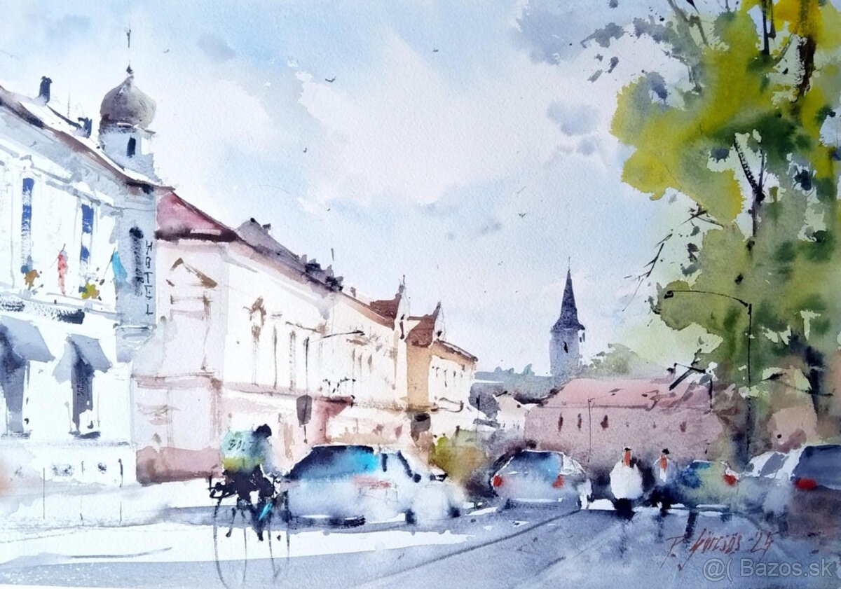 Obraz Košice Akvarel - 2