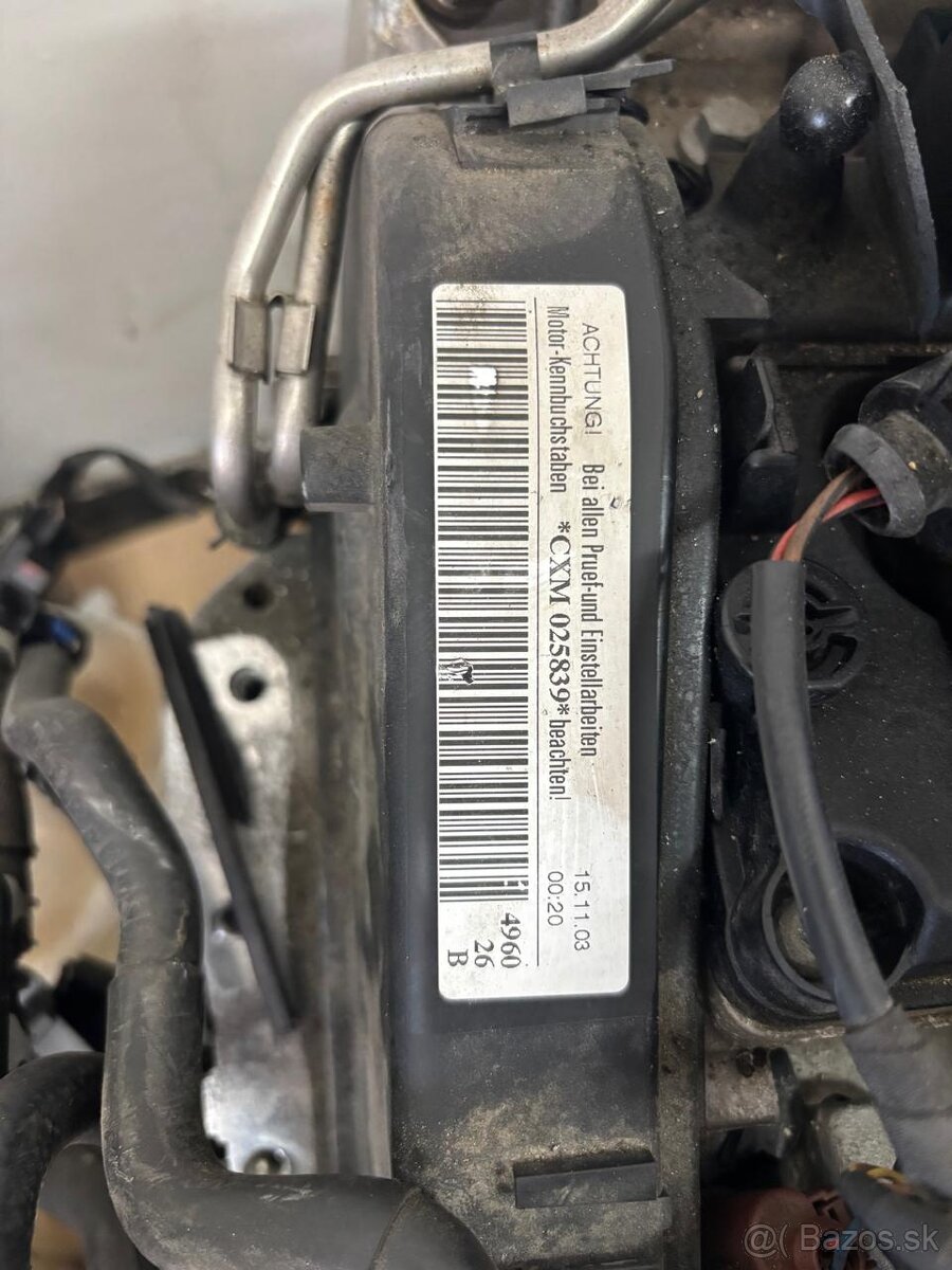 Skoda vw CMX 1,6 tdi 85kw motor - 2