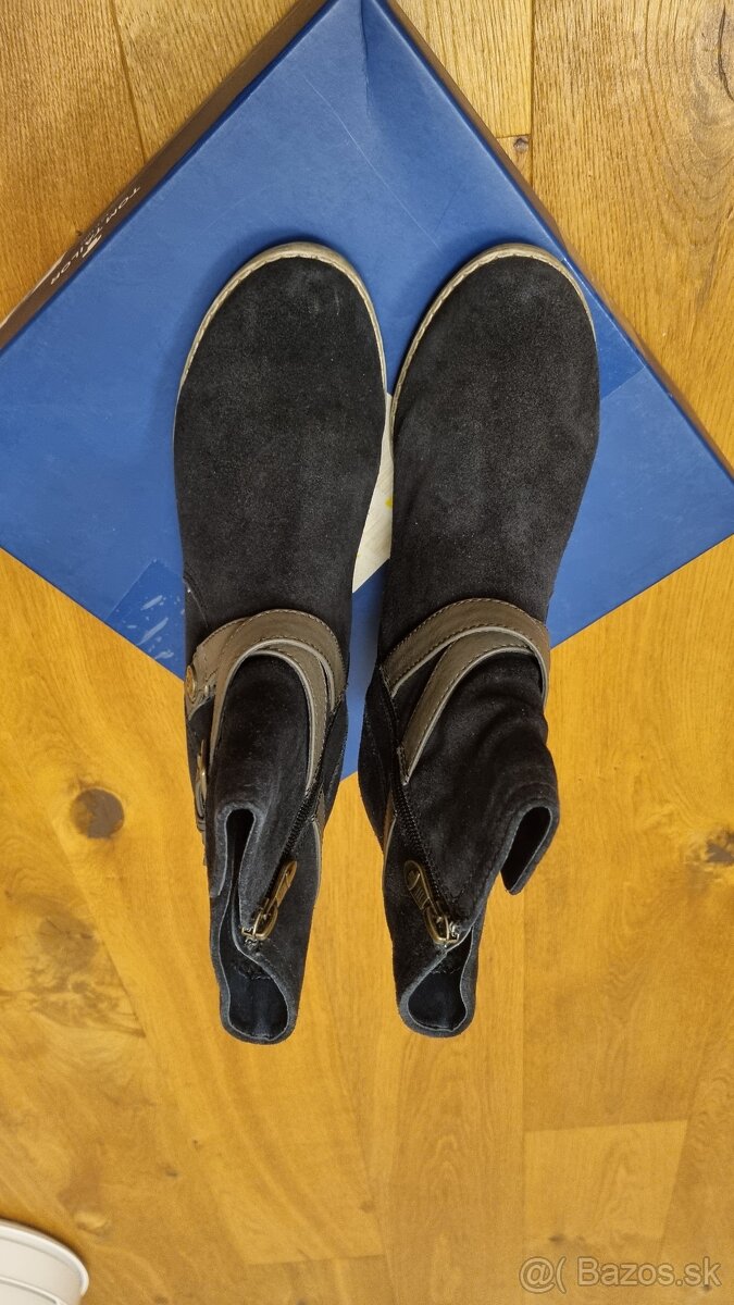 Kožené semišové čižmy Tom Tailor - 2