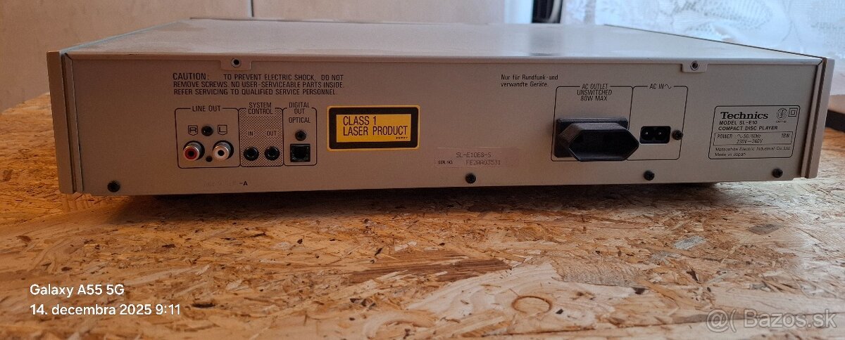 Predám cd prehrávač TECHNICS CDP SL-E10 - 2