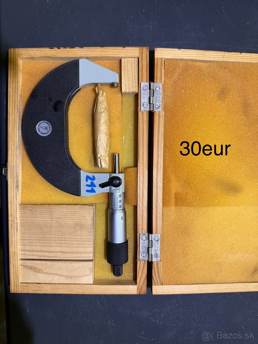 mikrometre stojany hroty vodovahy - 2