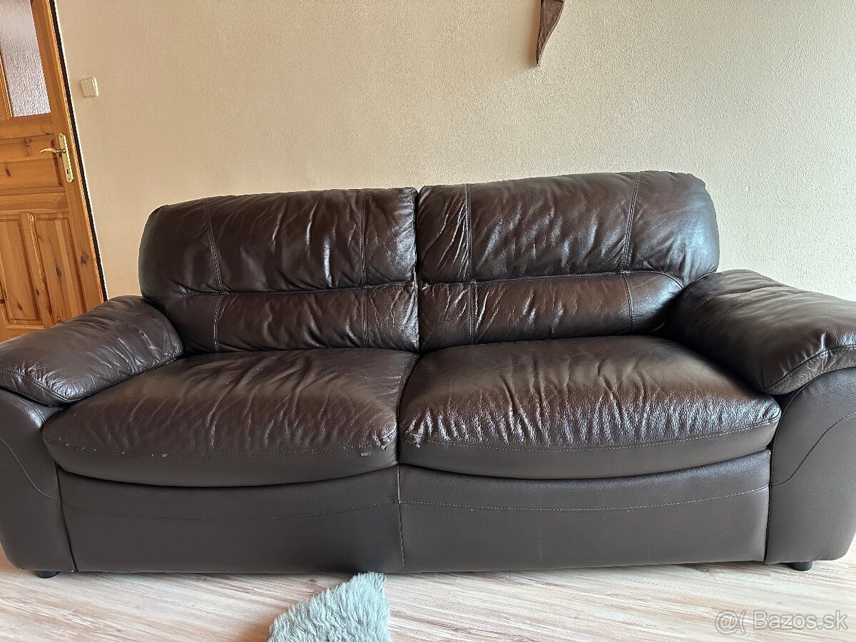 Kožená sedacia súprava - 2