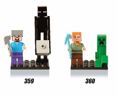 MINECRAFT 12 ks sada postaviciek - 2