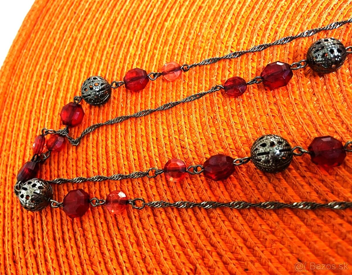 Starožitný vintage náhrdelník - 2