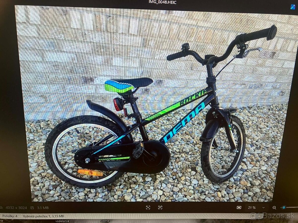 chlapčenský, detský bicykel zn. Dema - 2