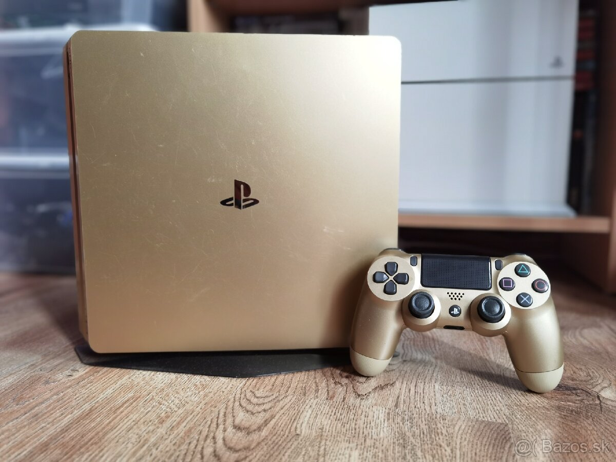 Ps4 Slim Gold Edition - 2