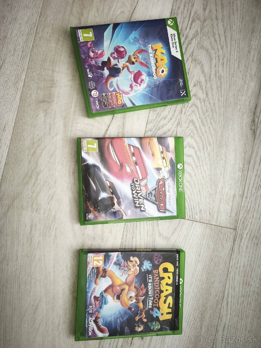 Originálne hry na Xbox One / Series X (Crash 4, Cars 3, Kao) - 2