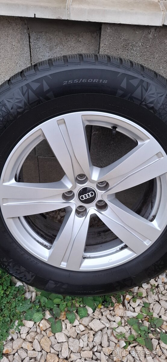 Predám alu elektróny - hliníkové disky r18 Audi - 2