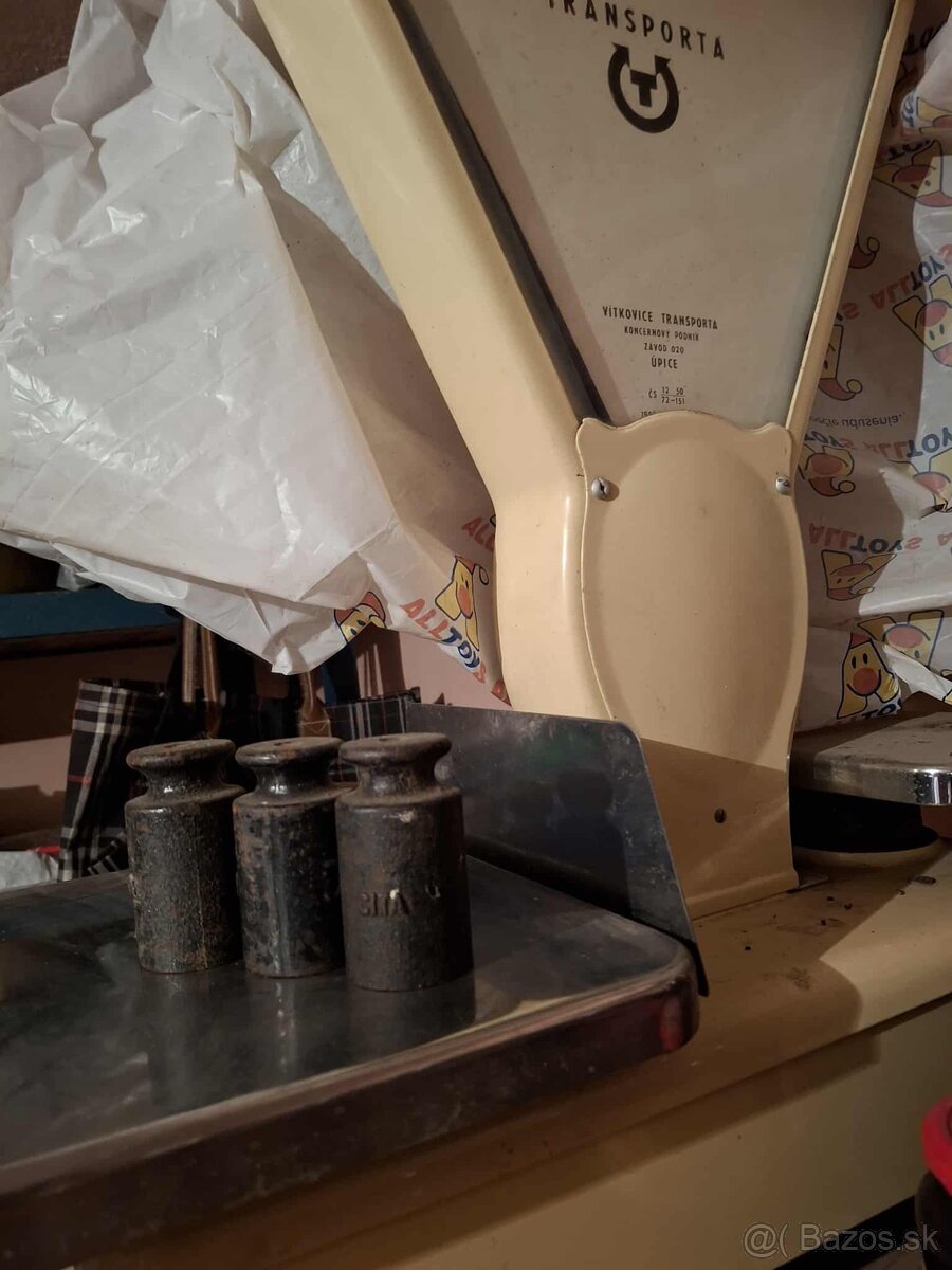 obchodná retro váha - 2