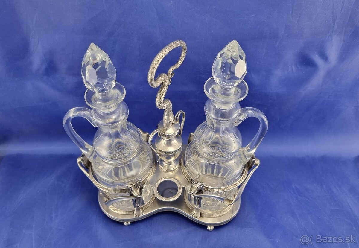 Kaštieľna strieborná súprava - 622 gramov - 2