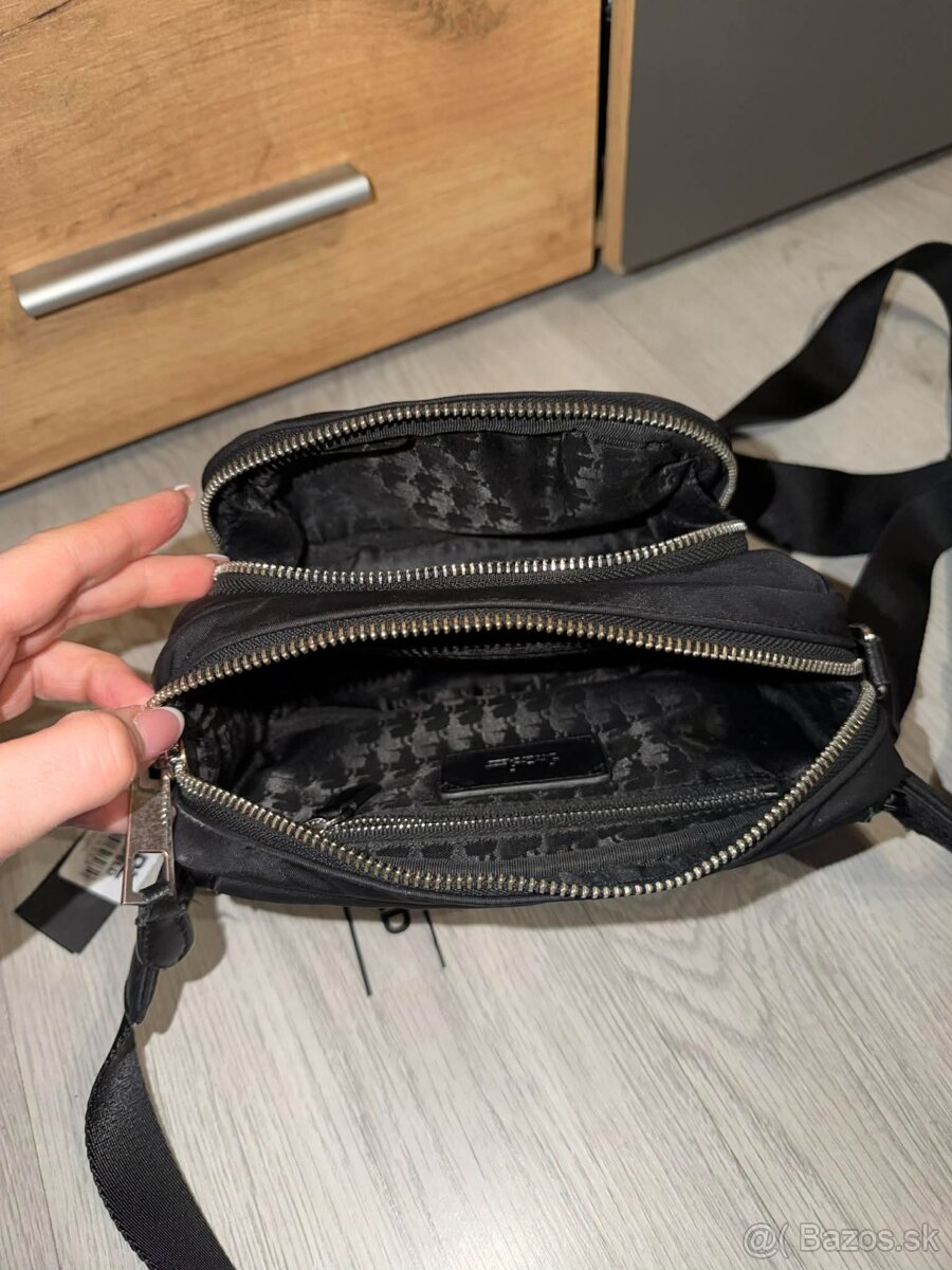 karl lagerfeld ikonik original 2v1 ladvinka/crossbody taska - 2