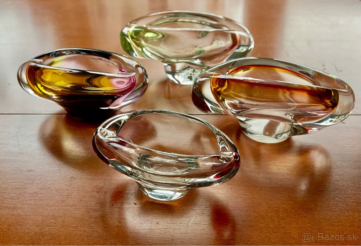 Hutné sklo - sada 4 kusy - 2