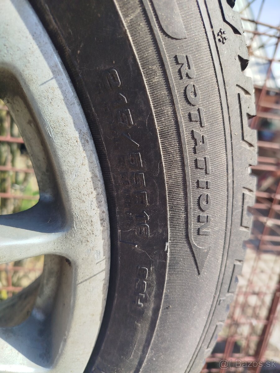 Kolesá 4x100 R16 + pneu 215/15r16 - 2