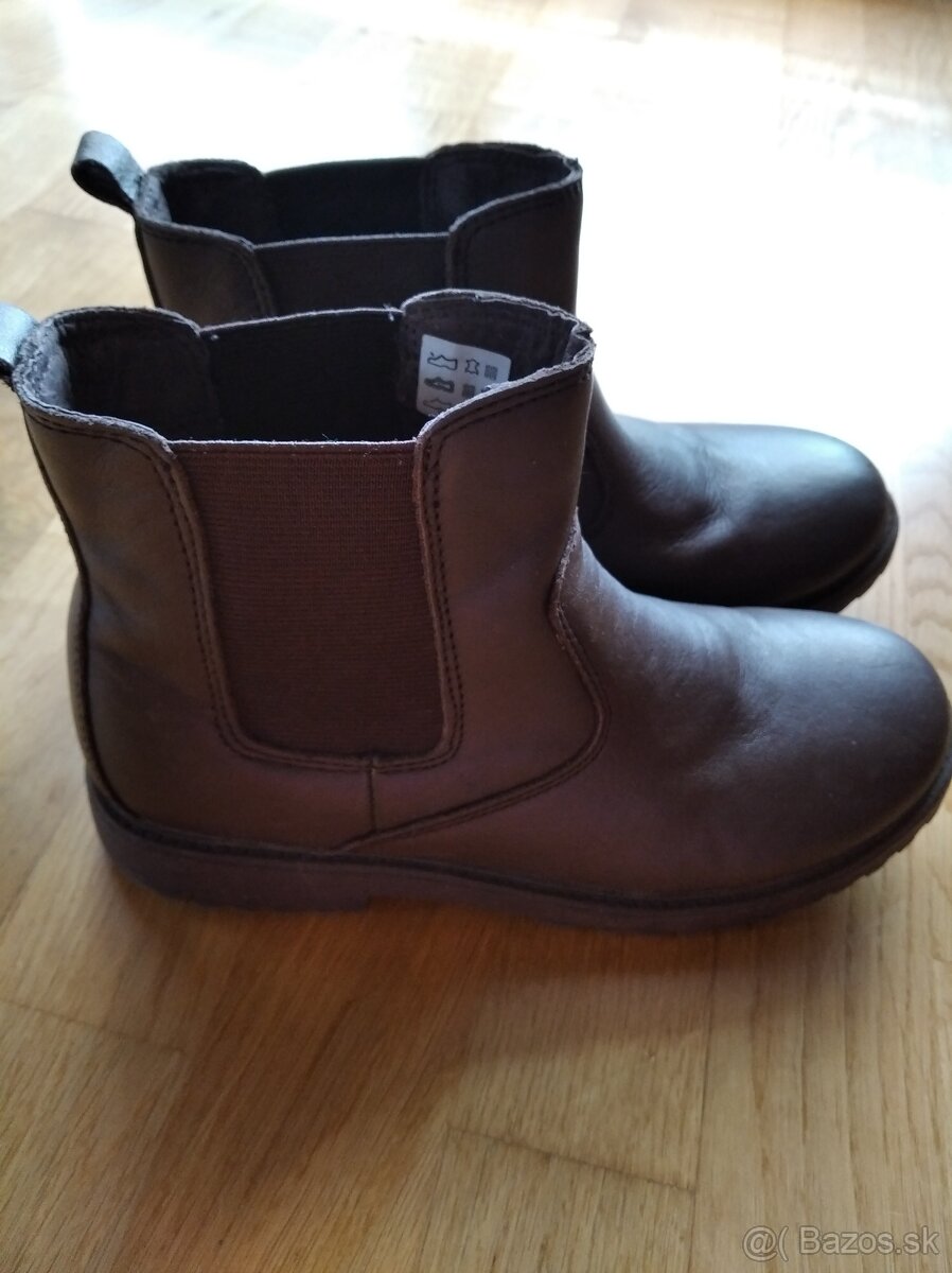 Nádherné celokožené kotníky, vel.35 - 2