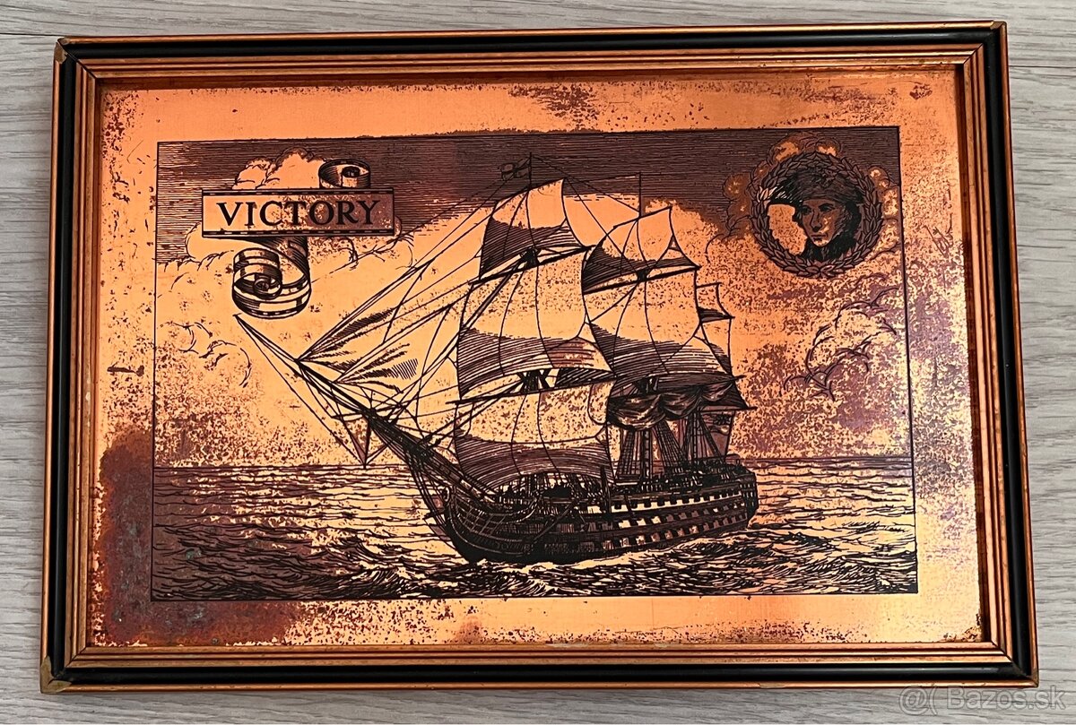 Set 2ks vintage medených rytín – Etchmaster (Anglicko) - 2