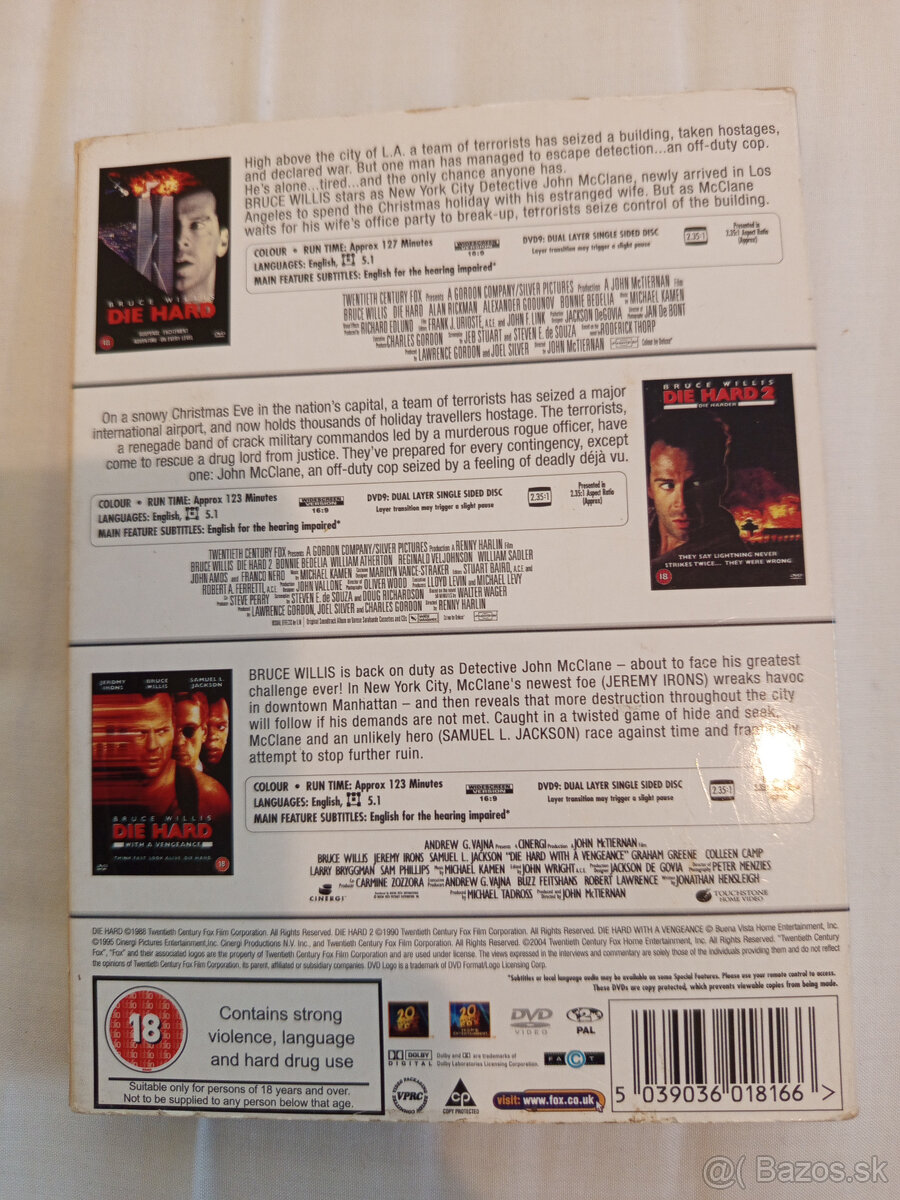 predám DVD Smrtonosná pasca (Die Hard) - 2